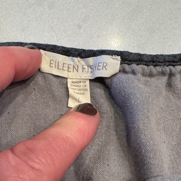 Eileen Fisher Charcoal Camisole super soft double lined material. - Picture 2 of 7